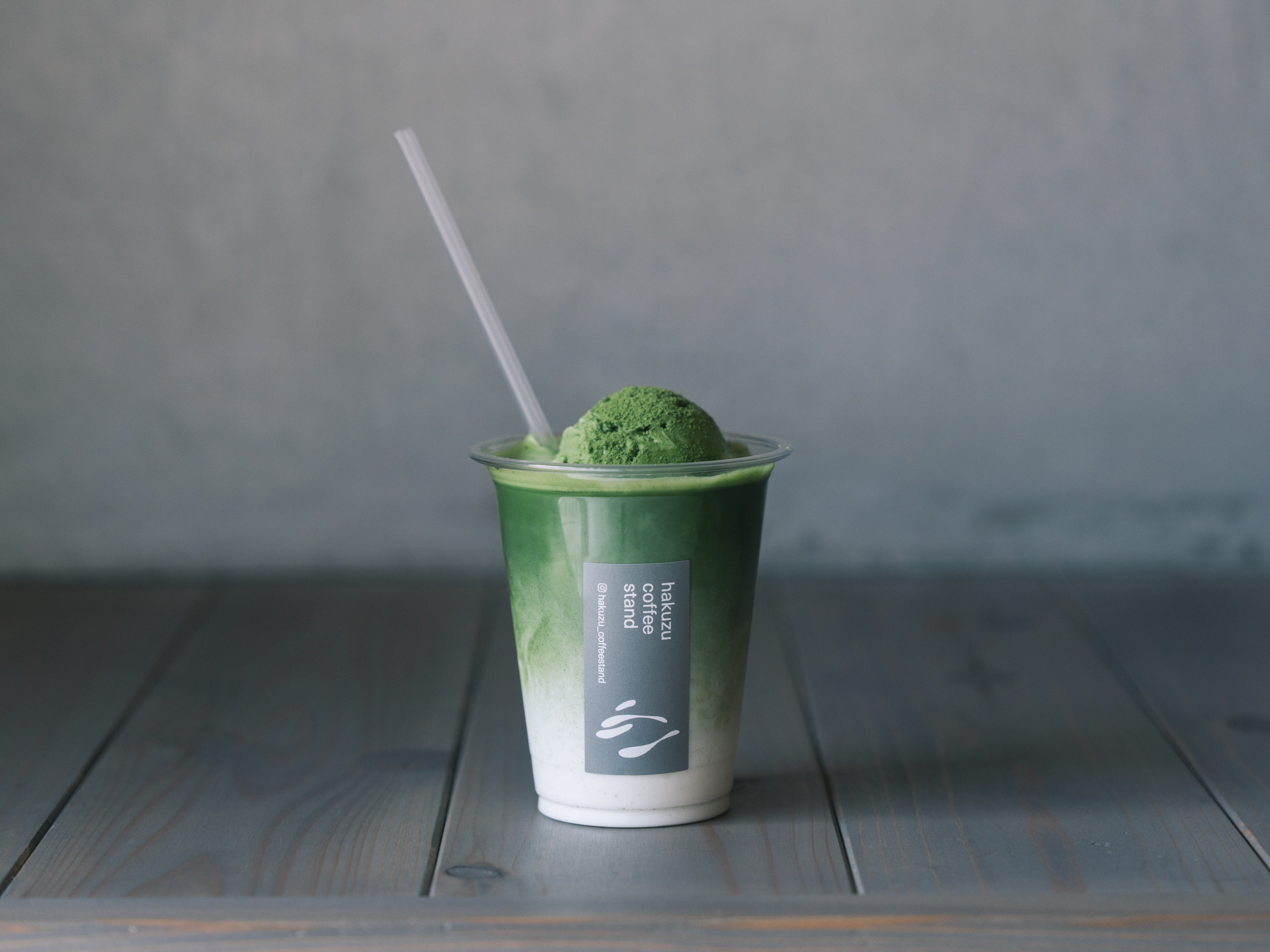 02.こだわりの抹茶ラテ
