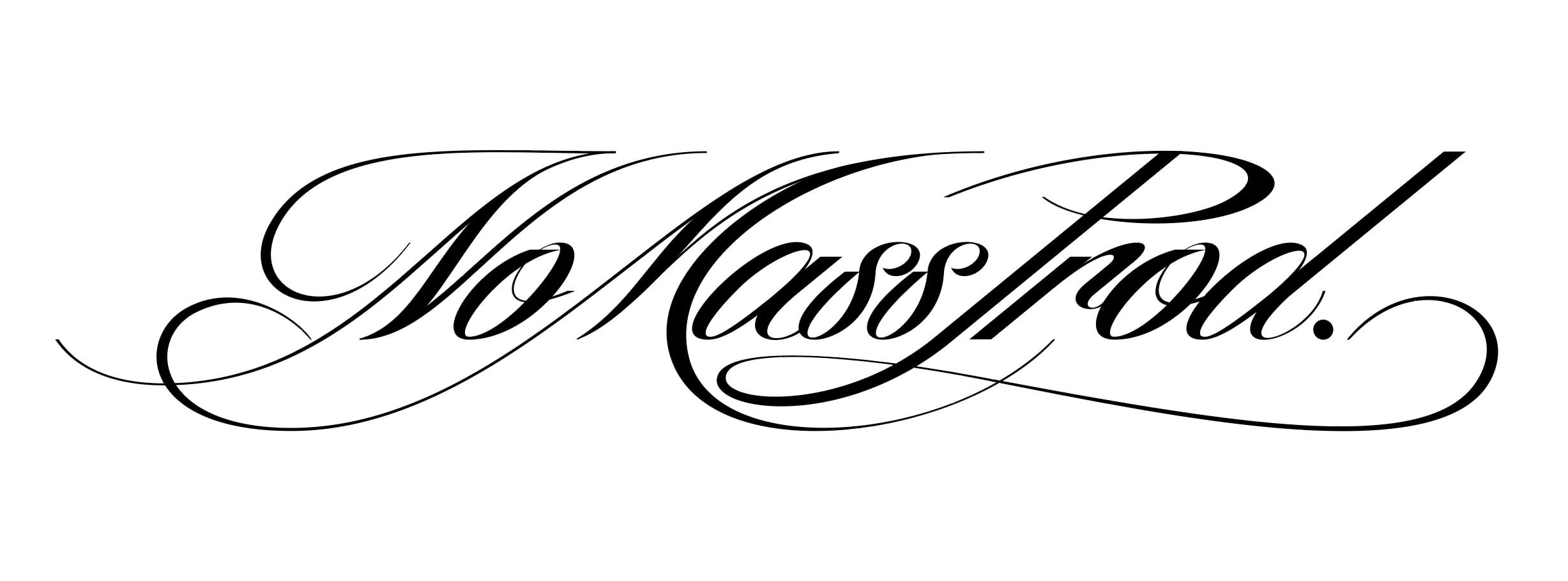 NO MASS PROD.