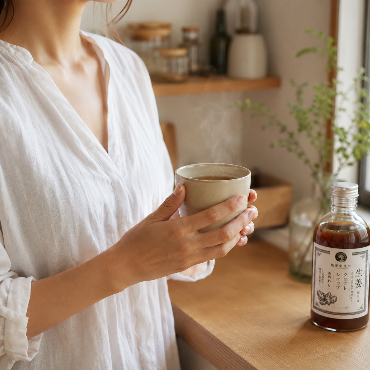 生姜クラフトシロップをきっかけに、
飲み物・料理・暮らしの中から、その日にできる一日一温を。

冬に備える100日伴走プログラム。