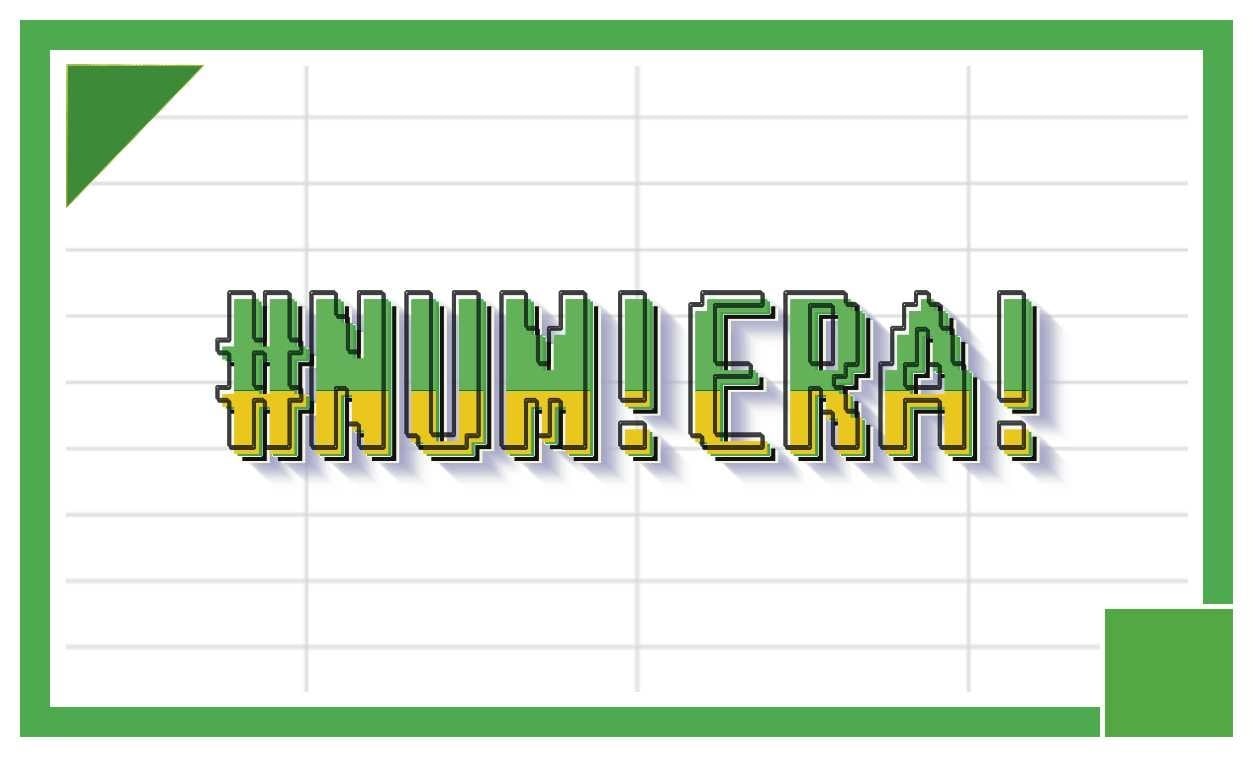 #NUM!ERA!