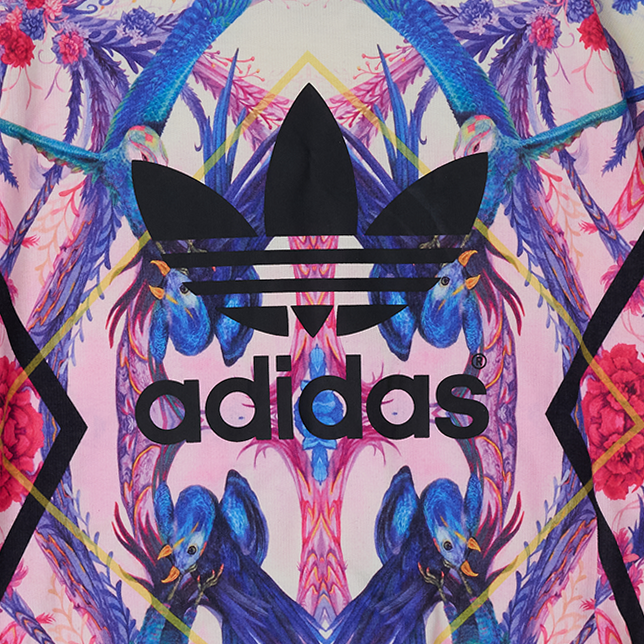古着 <br>adidas Originals 総柄 <br>プルオーバー 