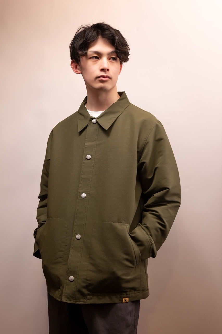 BROWN GREEN BLUES<br>
CORDURA NYLON COACH JACKET