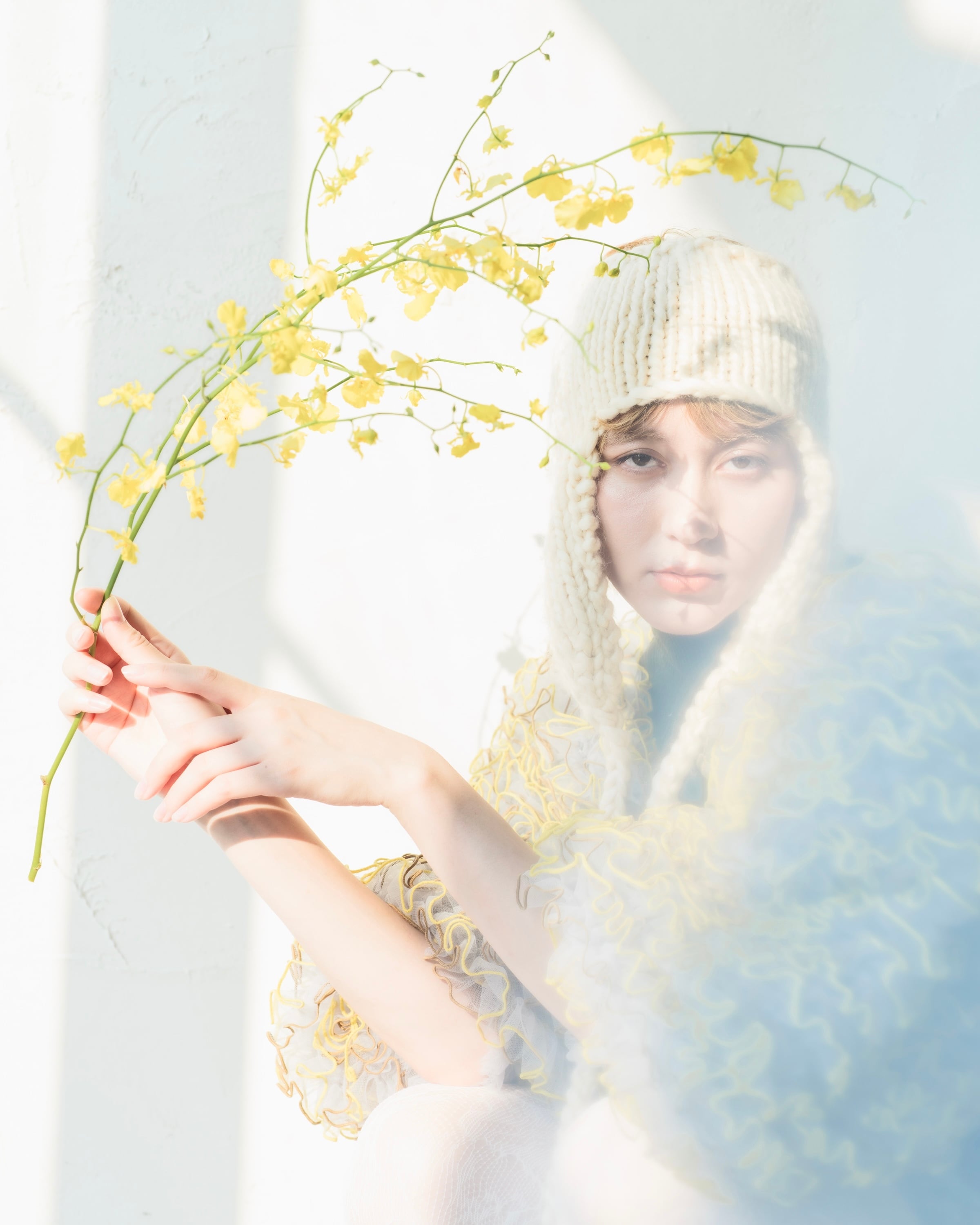 ワンピース ORIENT MILLINERY SHKA / YELLOW SHKA【ｼｯｶ】ヴィンテージネグリジェ風ドレス（ワンピース