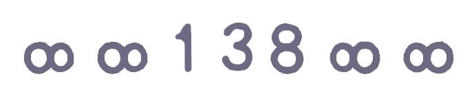 ∞∞138∞∞