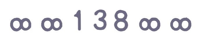 ∞∞138∞∞