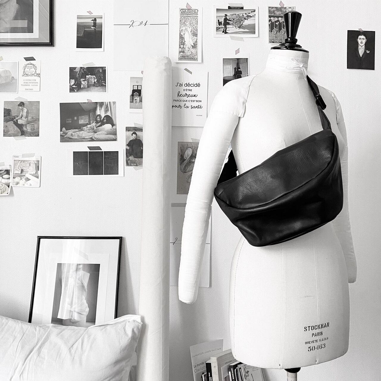 OBERON ☆ レザージャーナル カバー ピューターボタン スケッチブック付