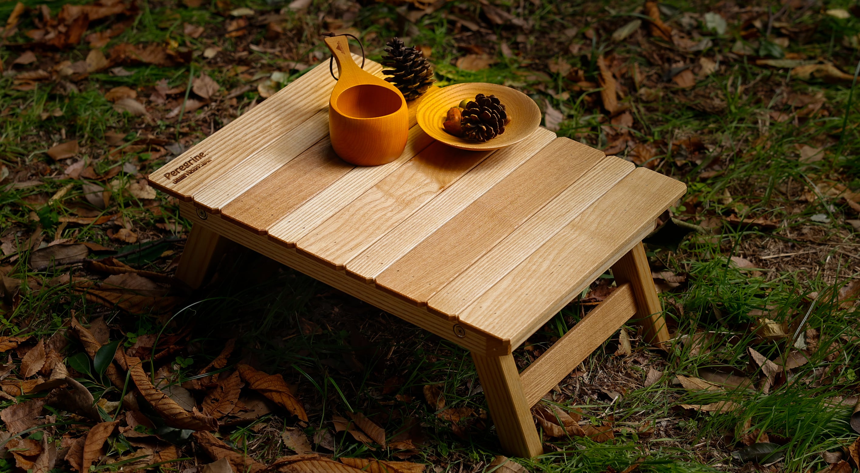 Peregrine ペレグリン◾️胡桃材 木製ロールトップテーブル アウトドア C 19983009.jpg