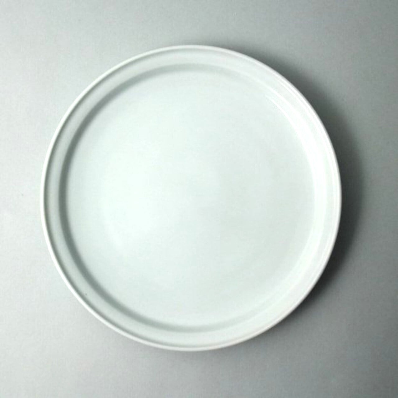 土灰釉新円渕 7寸皿 (21.5cm)