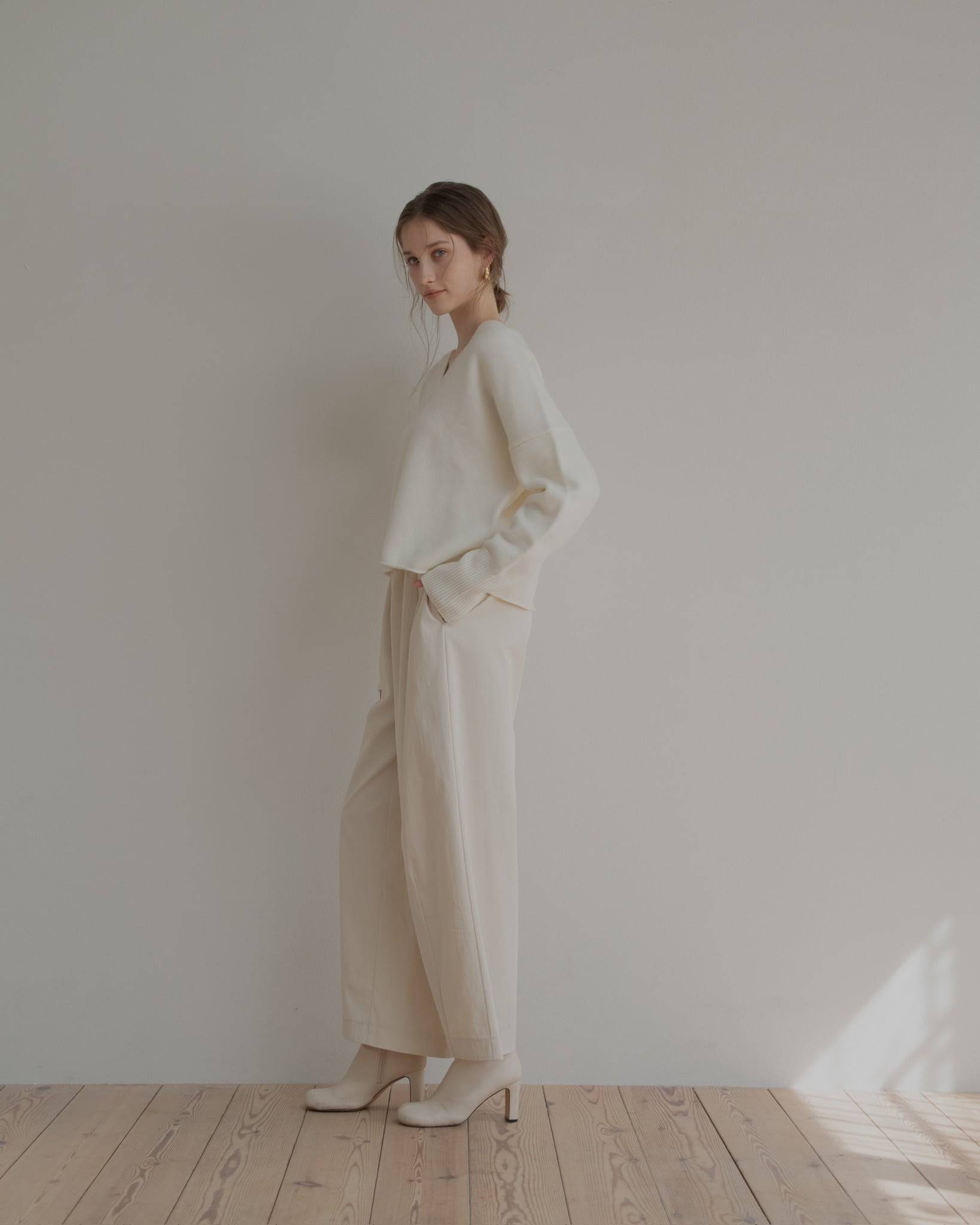 pois splash tops ホワイト　ノベルティ付き LOOKBOOK | pois