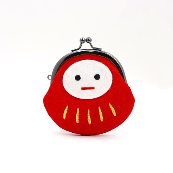 モチーフがま口　だるま