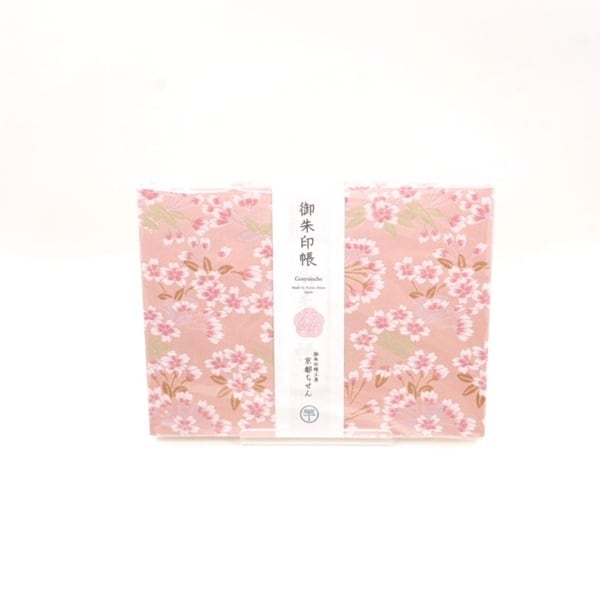 見開き御朱印帳　桜舞(桃)