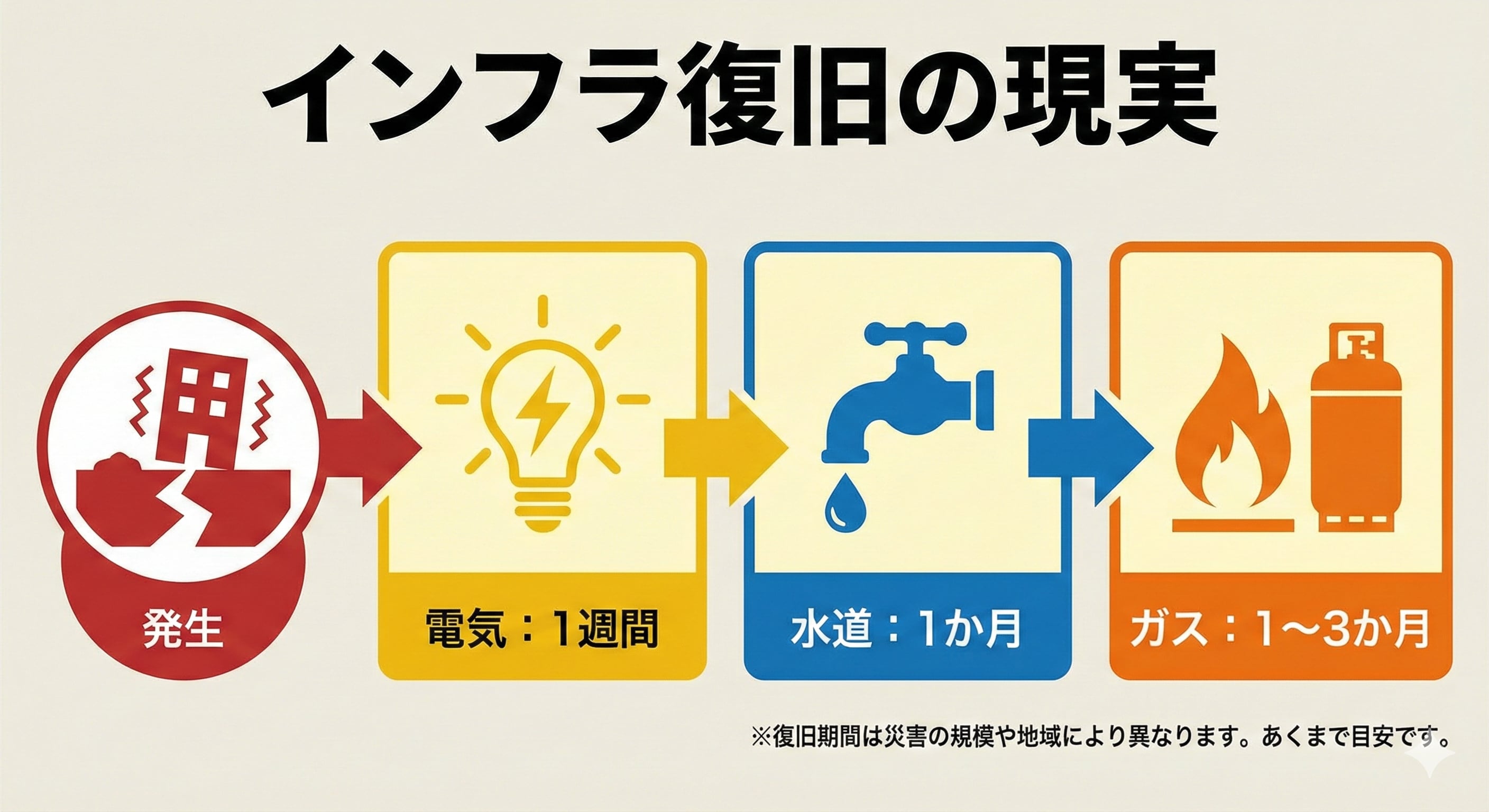 インフラ復旧の現実
