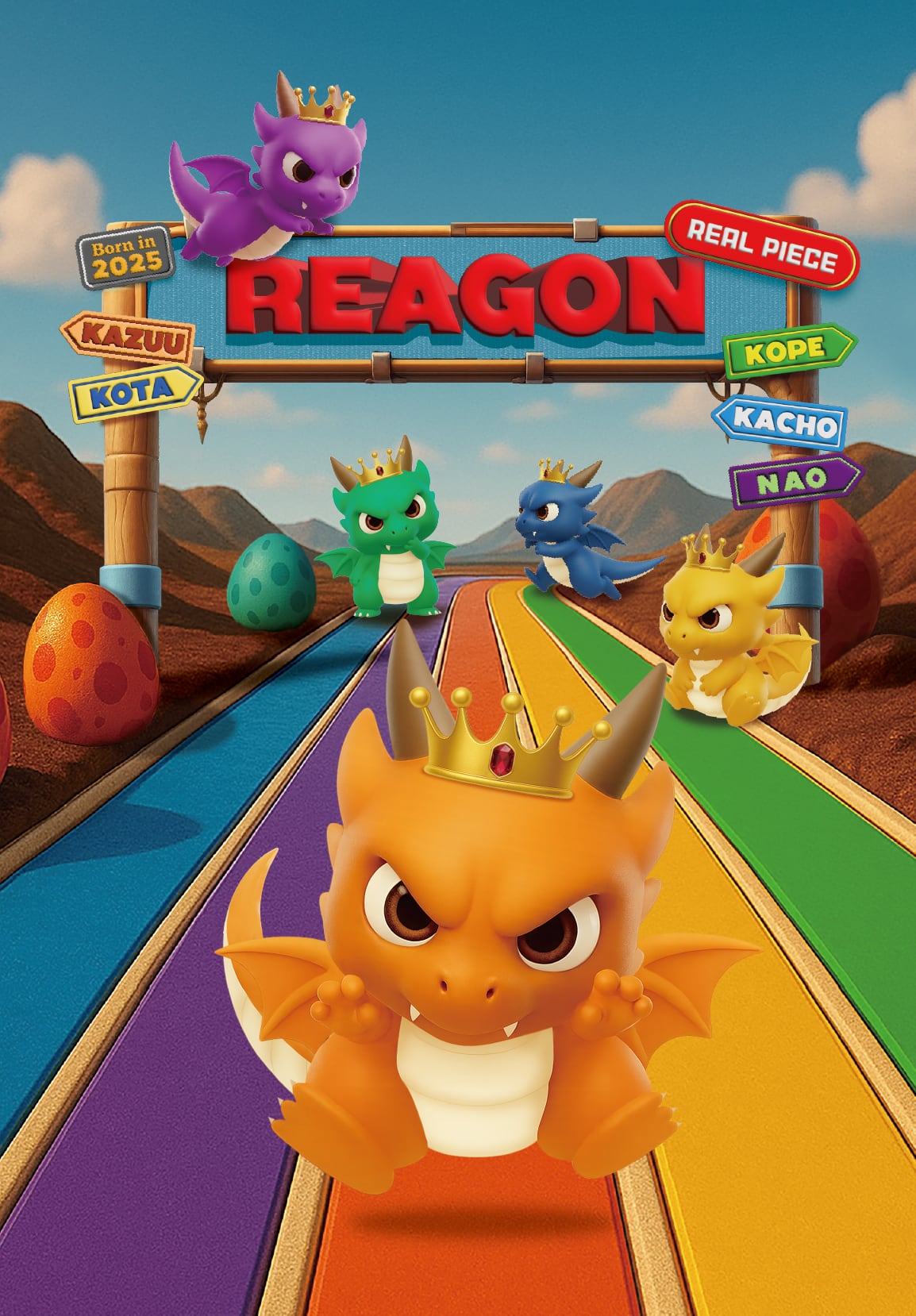 REAGON
is a new brand
produced
by REAL PIECE.