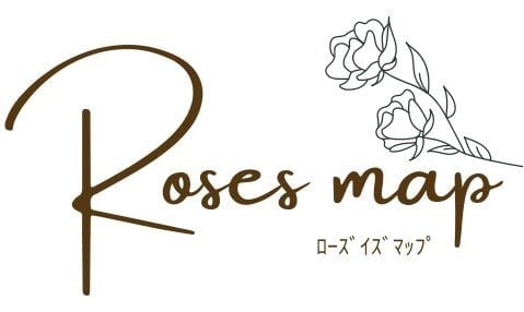 薔薇柄＊生地　Roses map　