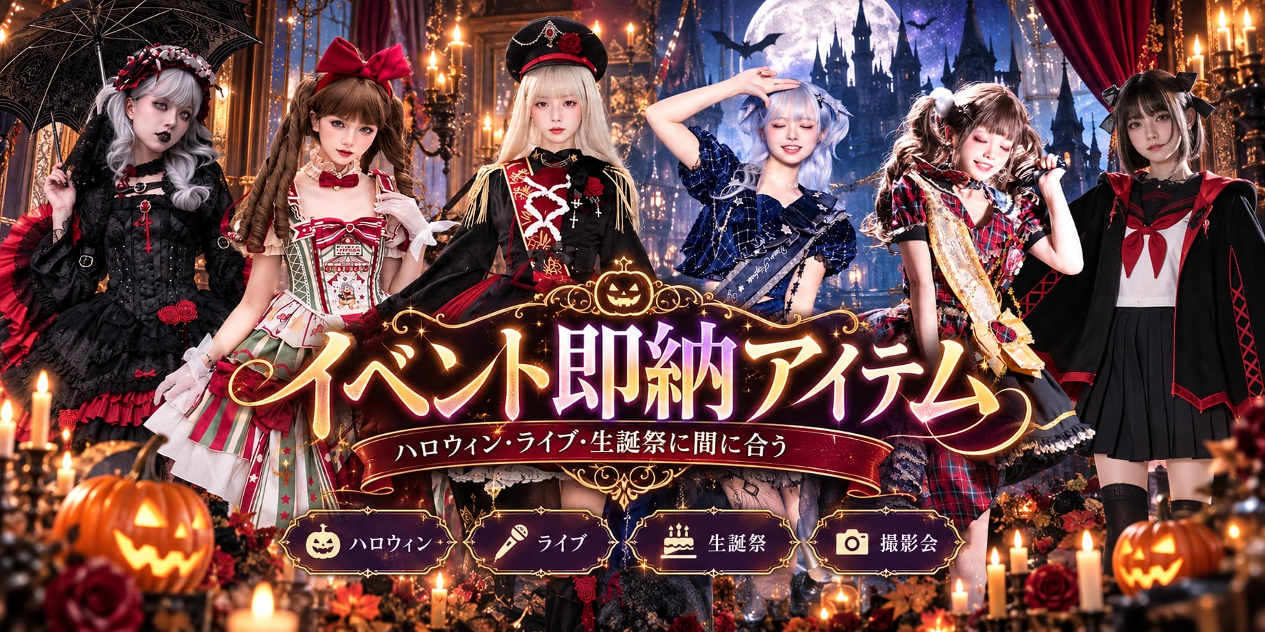 ハロウィン・イベント衣装｜国内発送・3日以内発送 | ロリータ