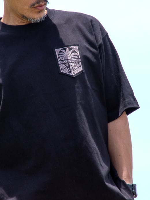 RESORT POCKET TEE BLACK