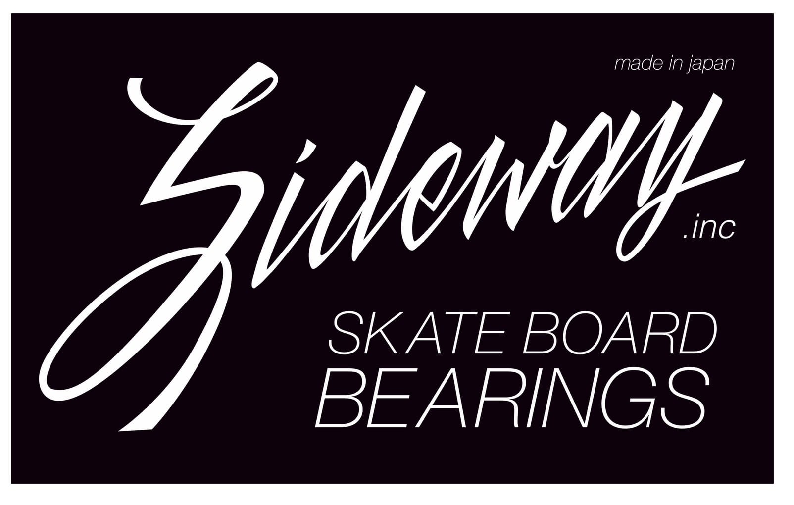 SIDEWAY BEARING （サイドウェイベアリング） スケボー・ベアリング・スケートボード