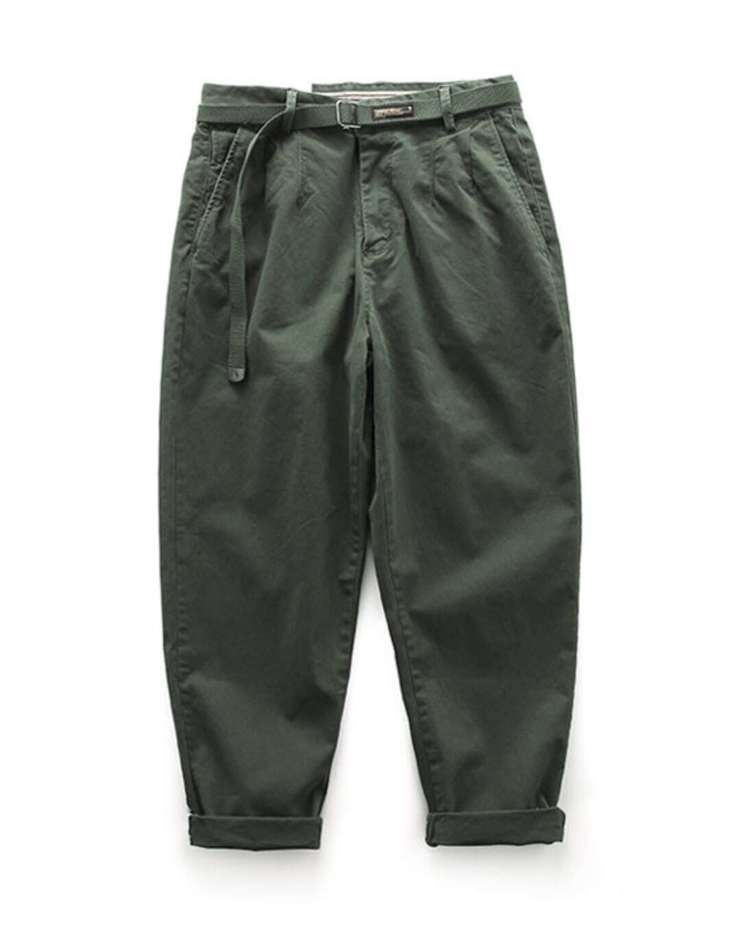 ベルト付き テーパード クロップドパンツ S0339　¥8,980