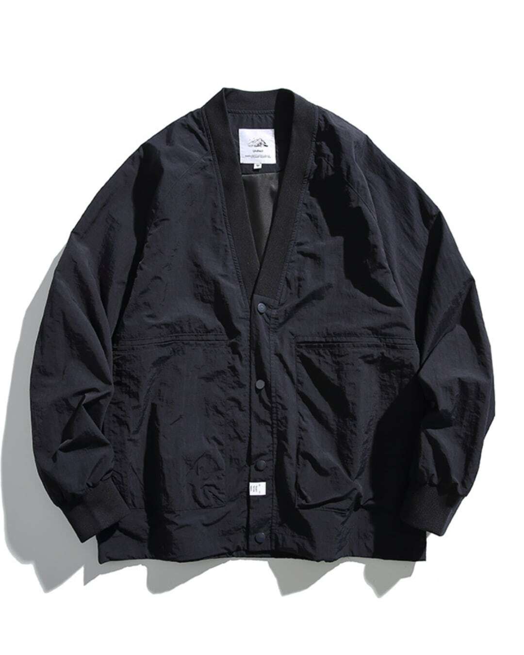 ドロップショルダーVネックライトカーディガン　S0024　¥8,980