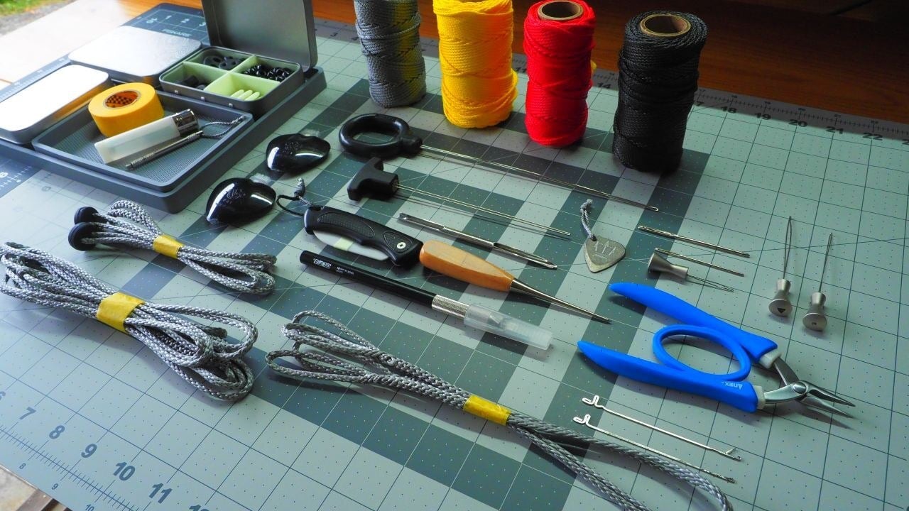 ロープスプライスとMYOG製作に使う工具・素材