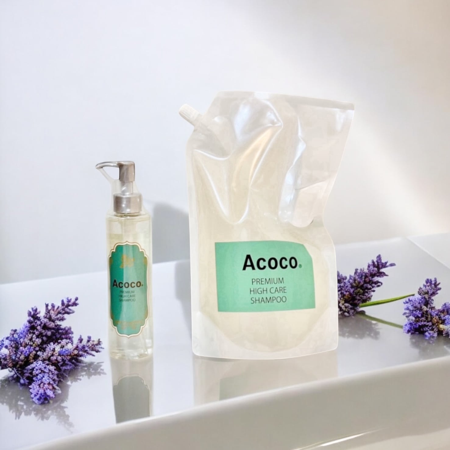 わんちゃんと飼い主様が一緒に使える知財登録済み
Acoco®︎シャンプー