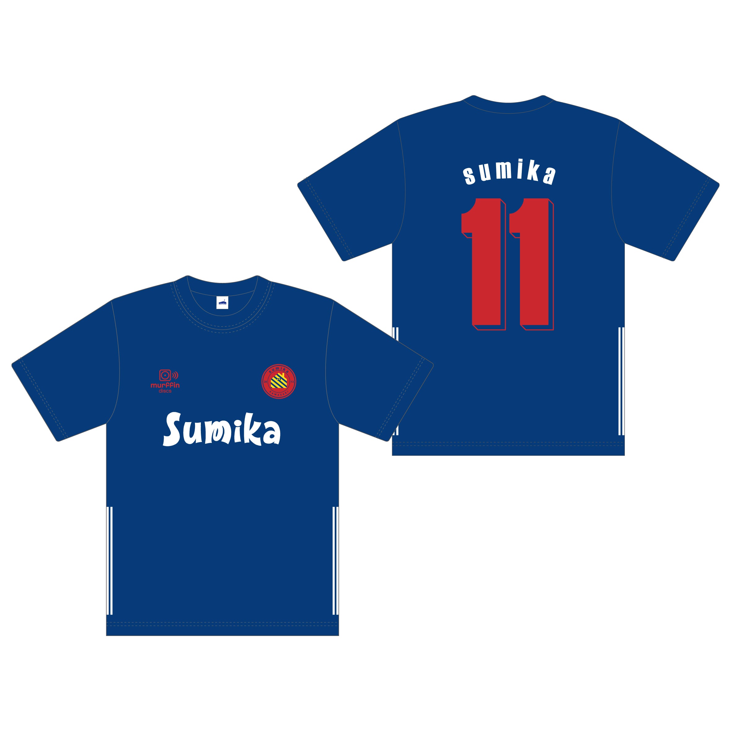 sumika / ユニフォームTシャツ(ロイヤルブルー)※Sのみ | shop sumika / ユニフォームTシャツ(ロイヤルブルー)※Sのみ | shop