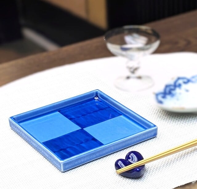 【本物保証❗】江戸時代　古織部　四方皿 手塩皿　菓子皿　5客揃い　茶道具　伝世箱 本物保証❗】江戸時代 古織部 四方皿 手塩皿 菓子皿 5客揃い 茶道具