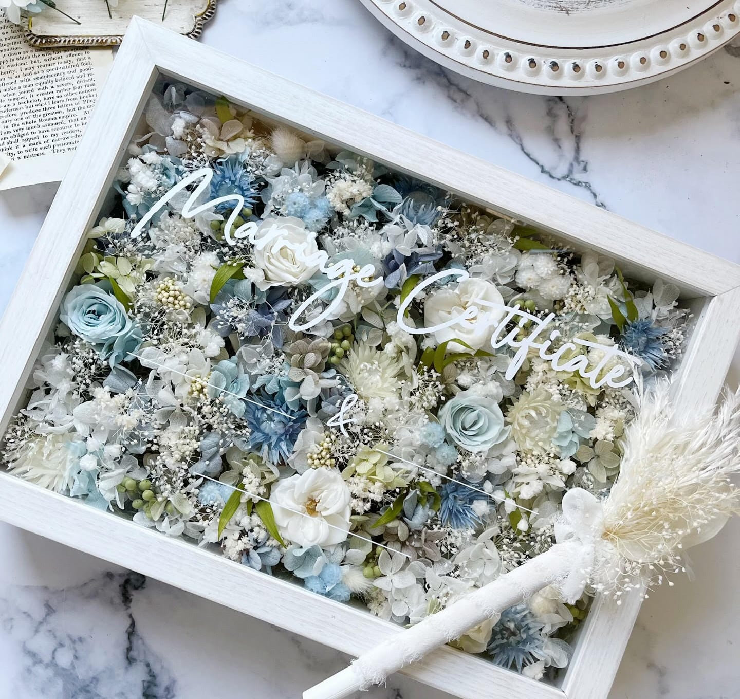 キレイに仕上がるゲスト参加型結婚証明書