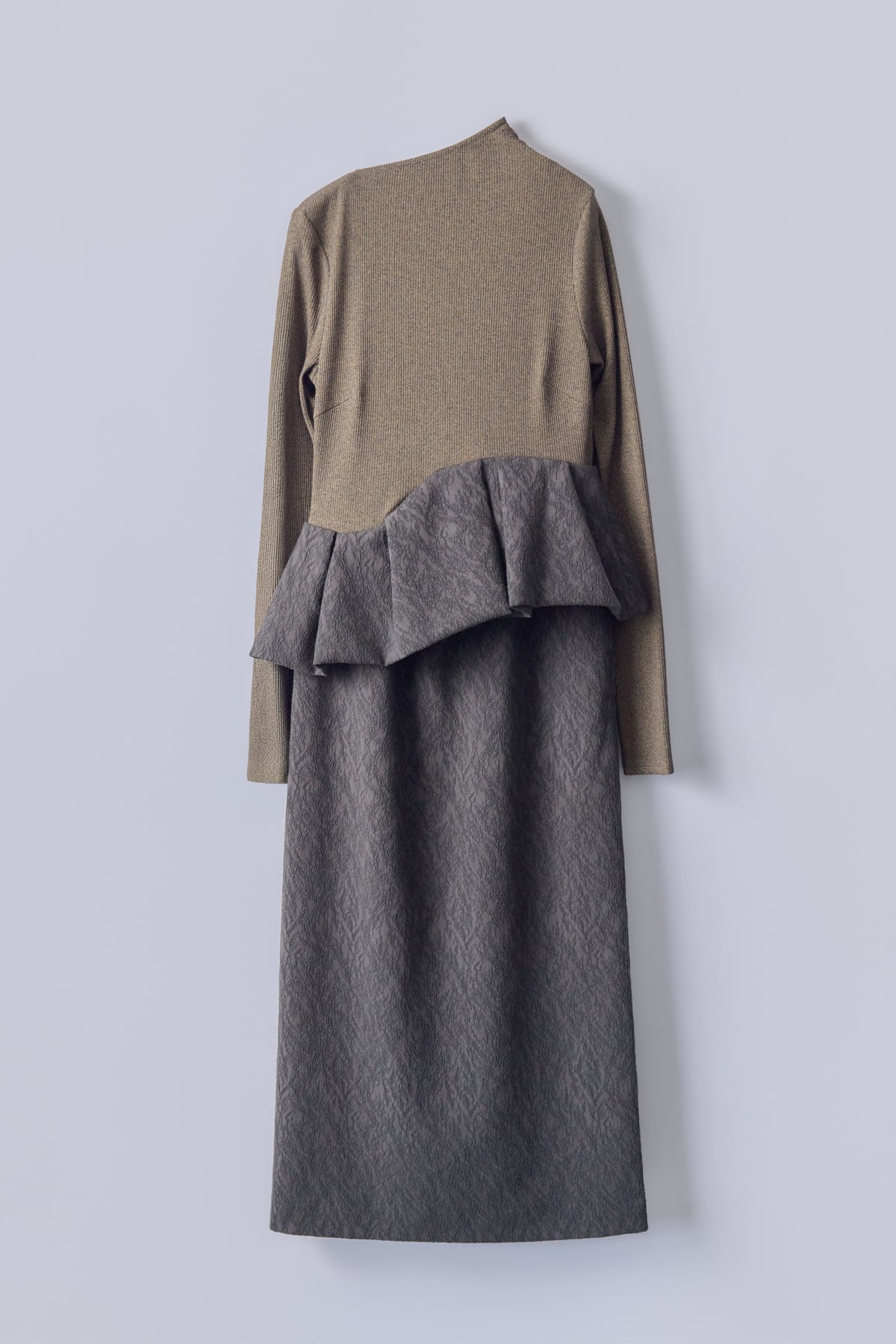 Bloom Peplum One-piece(Khaki)