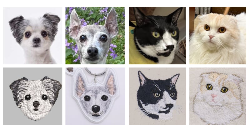 WOZAWAYA（をざわや） 犬猫刺繍オーダー｜世界でひとつのうちの子