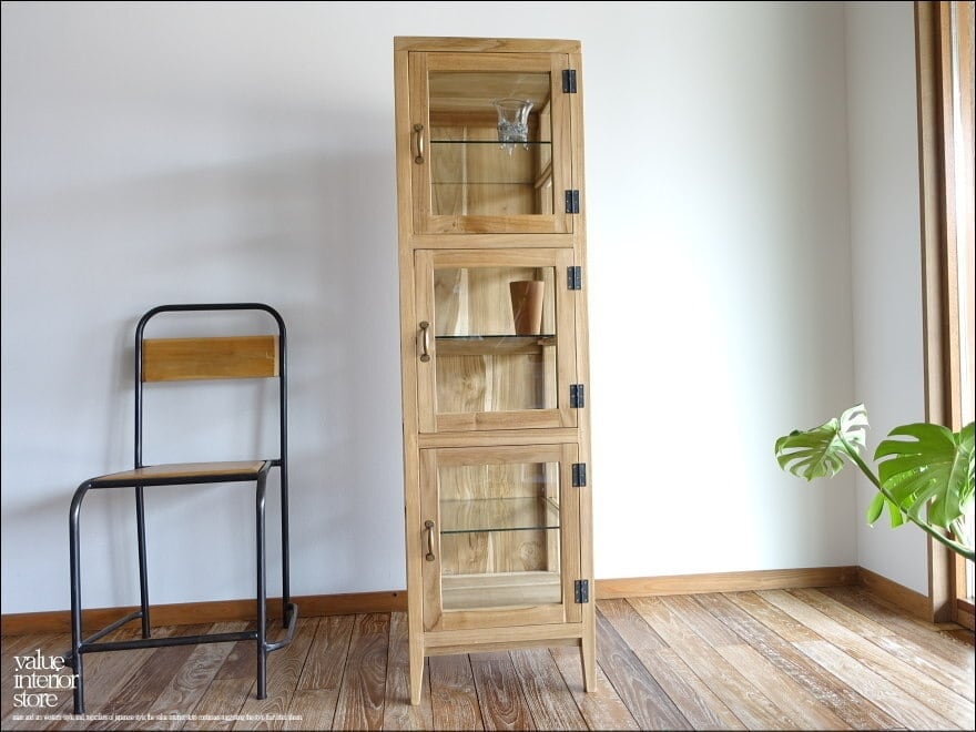 美品　チーク無垢材　高級シェルフ　value interior store 5c452a938e623ca57bd926e97ea5df