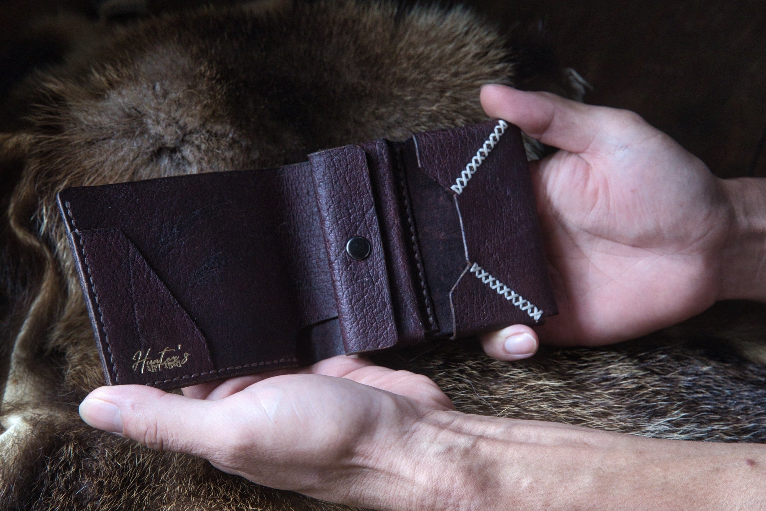 【猪革】コンパクトウォレット