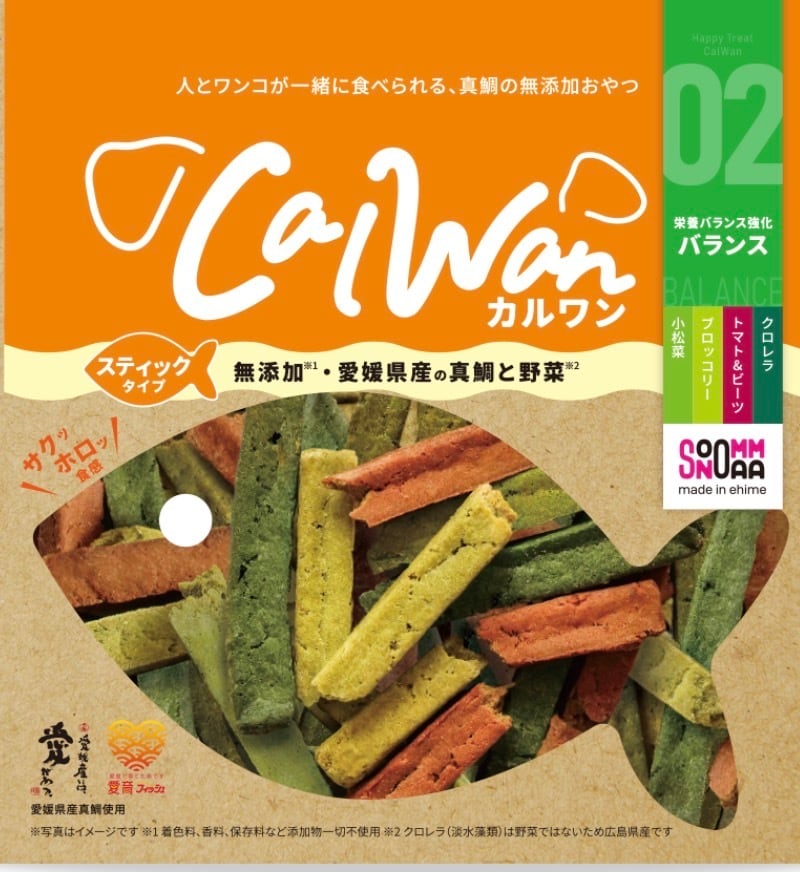 ワンbalance（バランス）｜真鯛と野菜＆クロレラ入り　スティックタイプ
