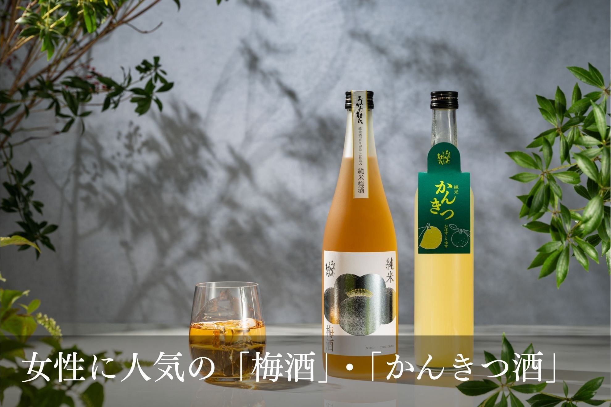 「梅酒」・「かんきつ酒」