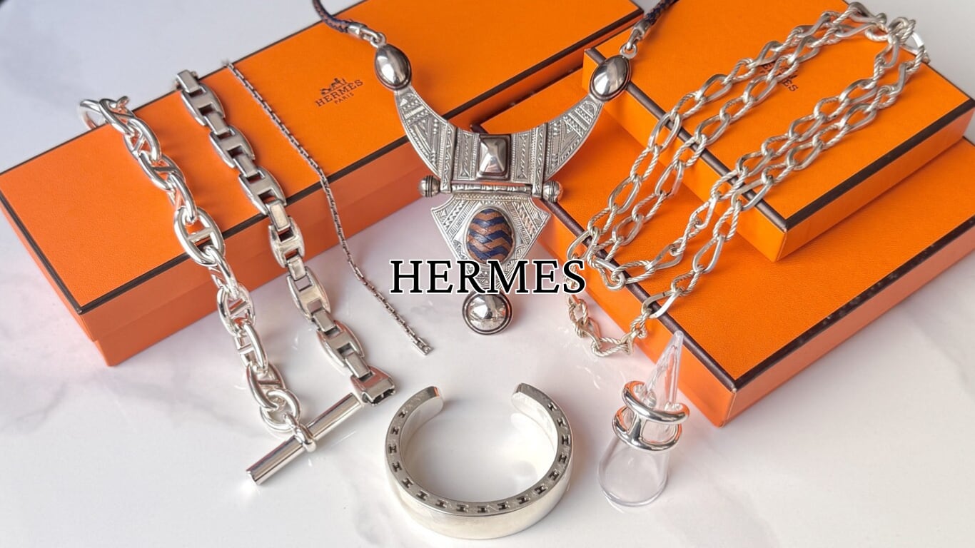 HERMES シェーヌダンクル キーリング 750YG ゴールド キーホルダー