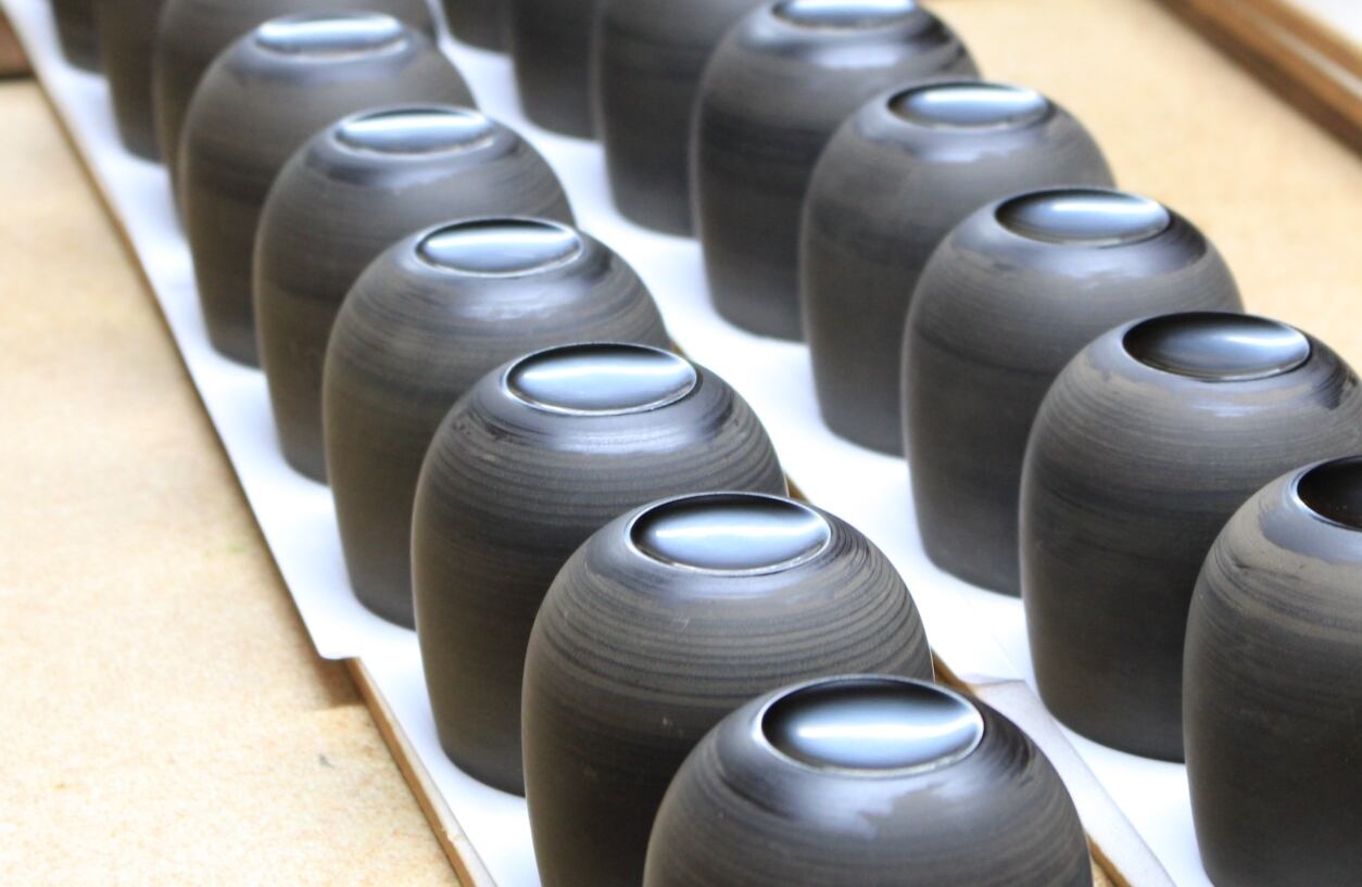 極美品】輪島塗 輪島屋善仁 波千鳥蒔絵 曙塗呂色仕上 吸物