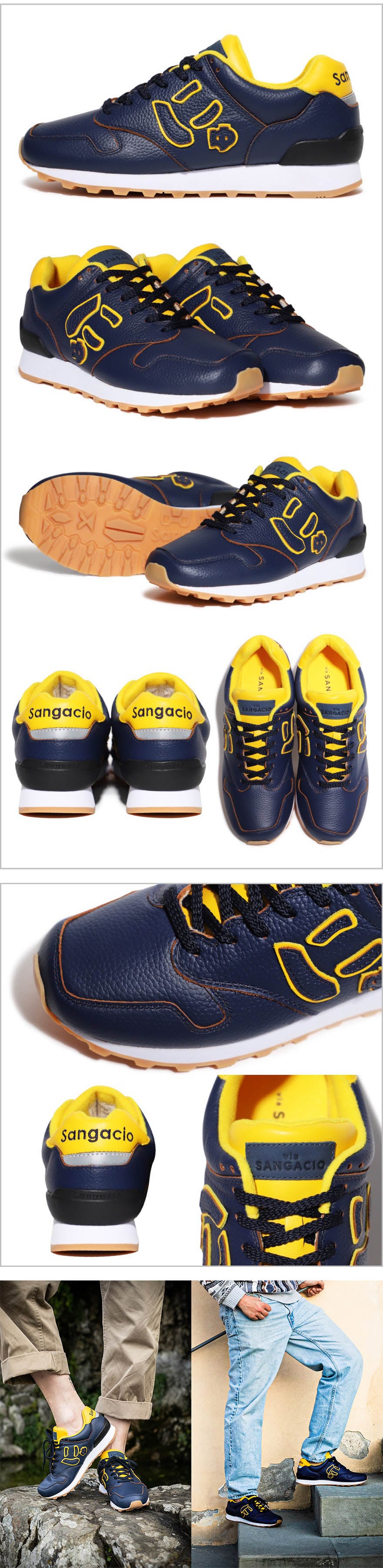 メーカーviaSANGACIO【新品未使用】via SANGACIO　NAVY×YELLOW　7周年記念モデル