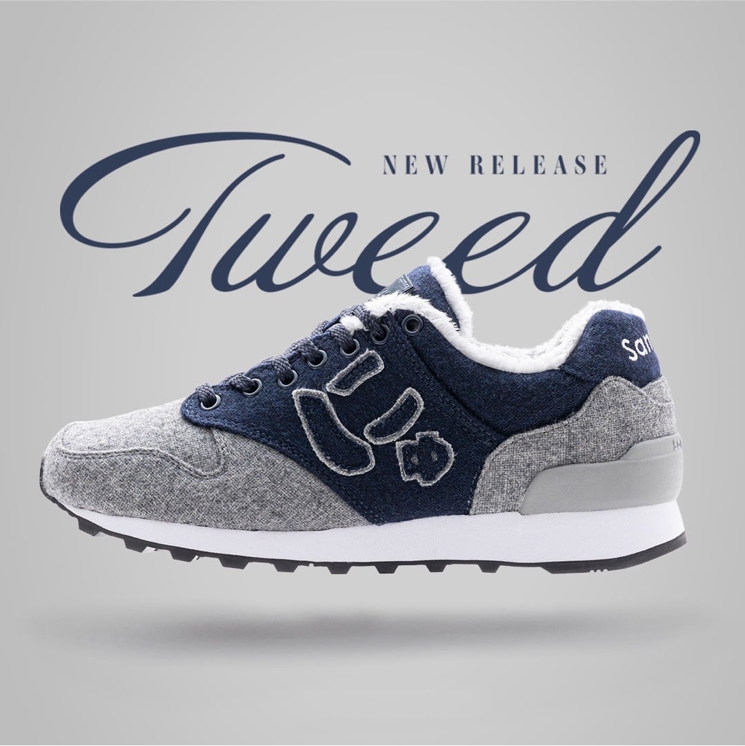 抽選販売｜にゅ〜ず『Tweed 紺×灰』 | via SANGACIO