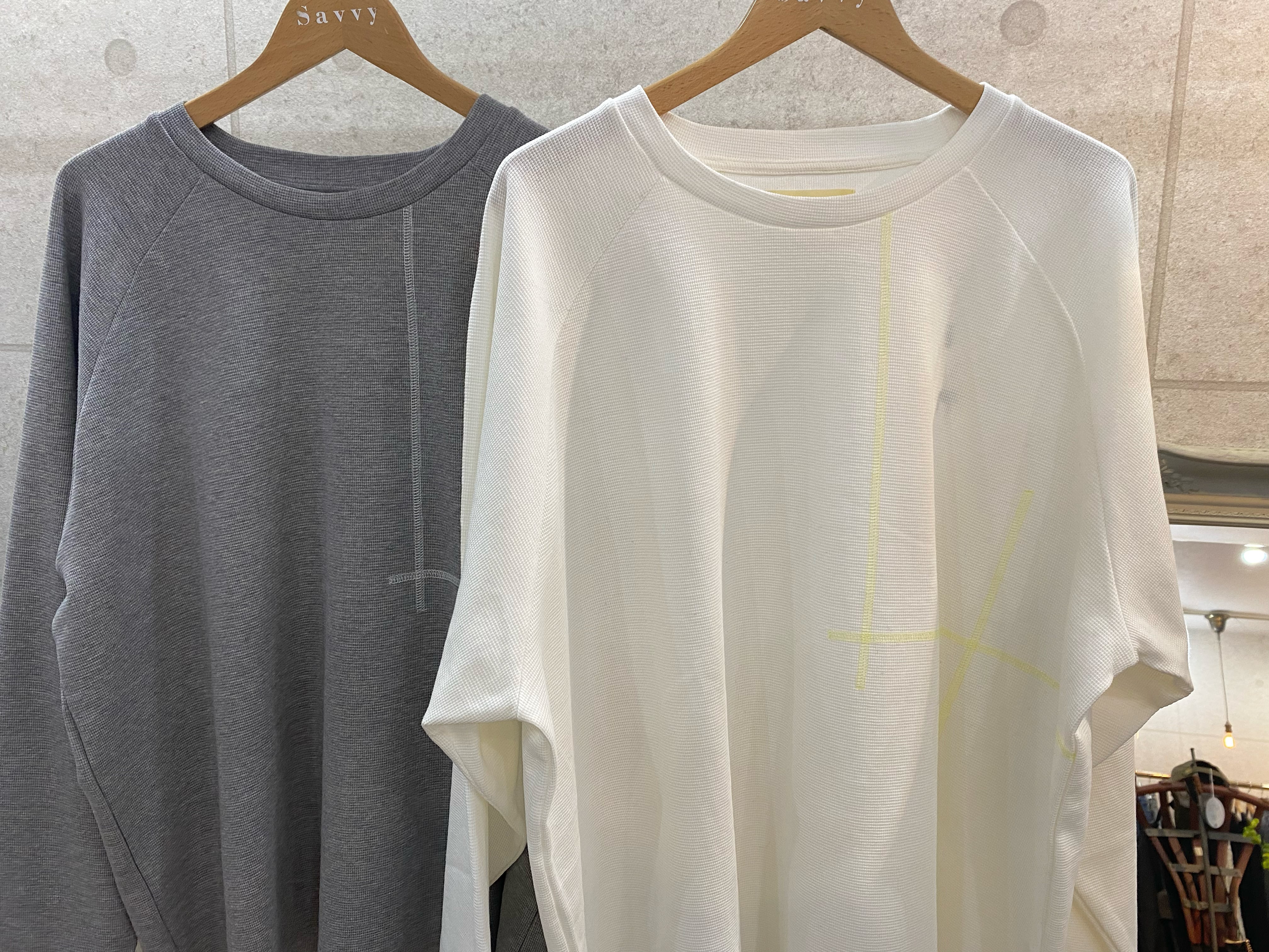 カットソー(長袖/七分) FUMIE=TANAKA sheer print longT(BEIGE) FUMIE TANAKA（フミエタナカ）の「【FUMIE=TANAKA/フミエタナカ