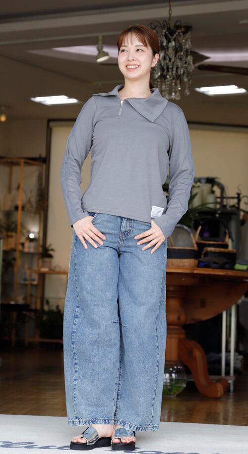 好服美人 20250825 両脇に縫い替えフリンジラインのコクーンシルエット