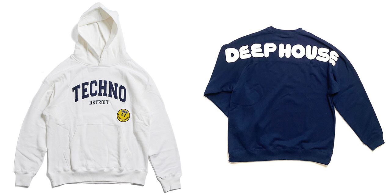 isness DEEP HOUSE ネイビー スウェット（is-ness music