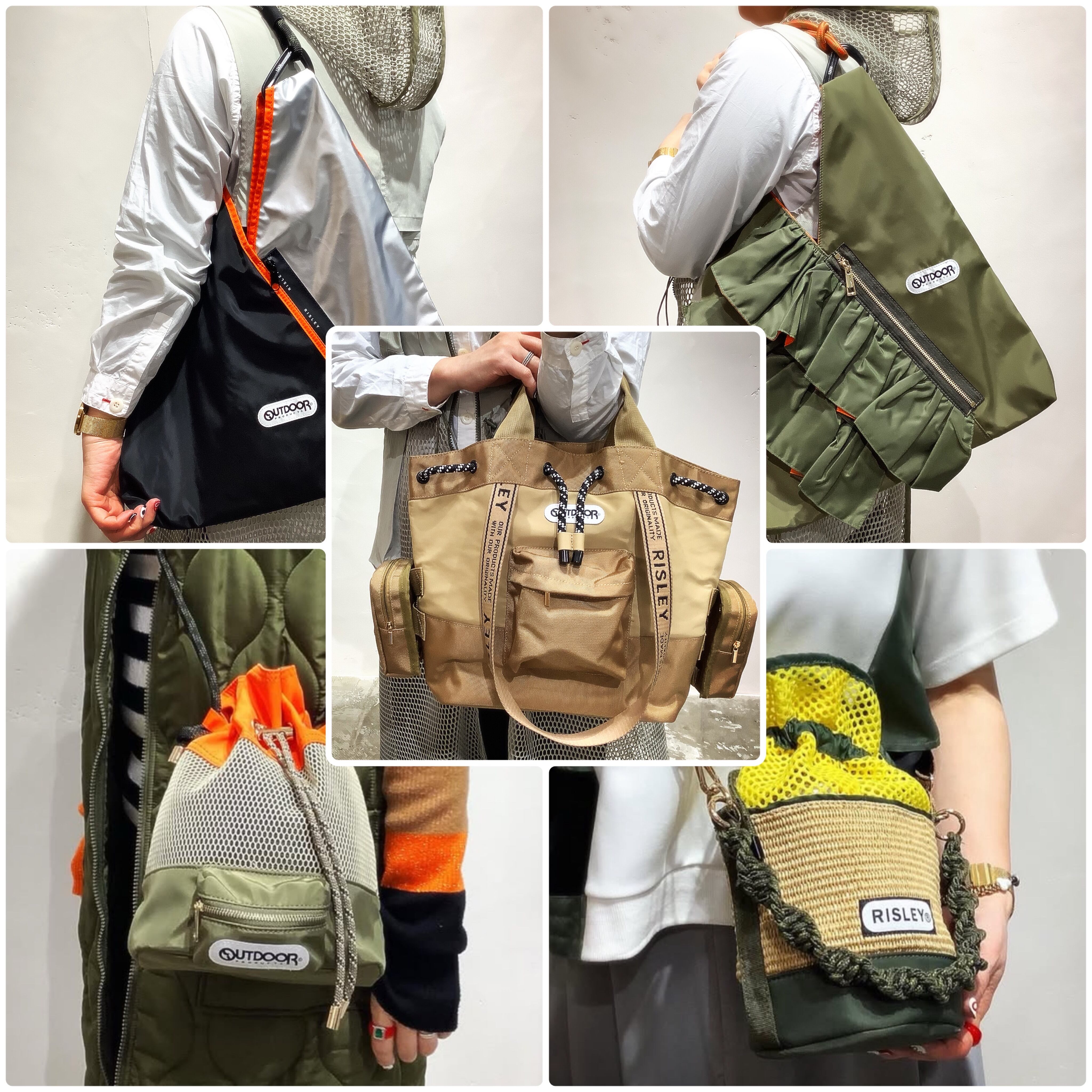 ☆【RISLEY×OUTDOOR(リズレイ×アウトドア)】新作バッグご紹介 ☆【RISLEY×OUTDOOR(リズレイ×アウトドア)】新作バッグご紹介