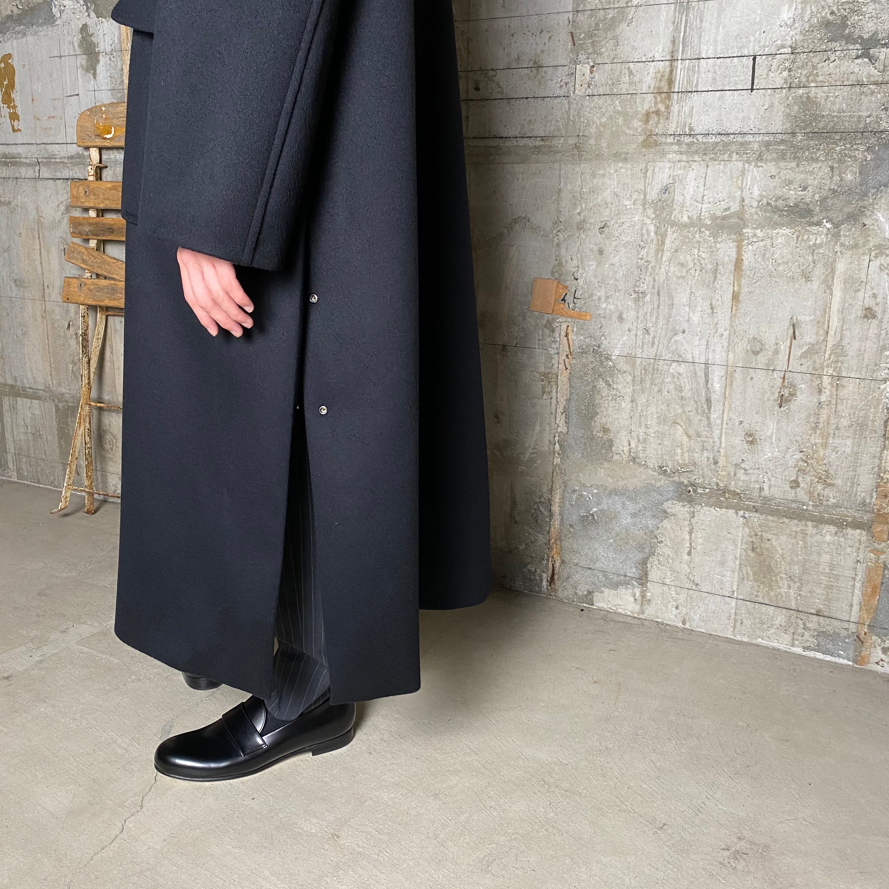 Dessin de Mode サイドスリットダッフルコート オンラインにUP致致し