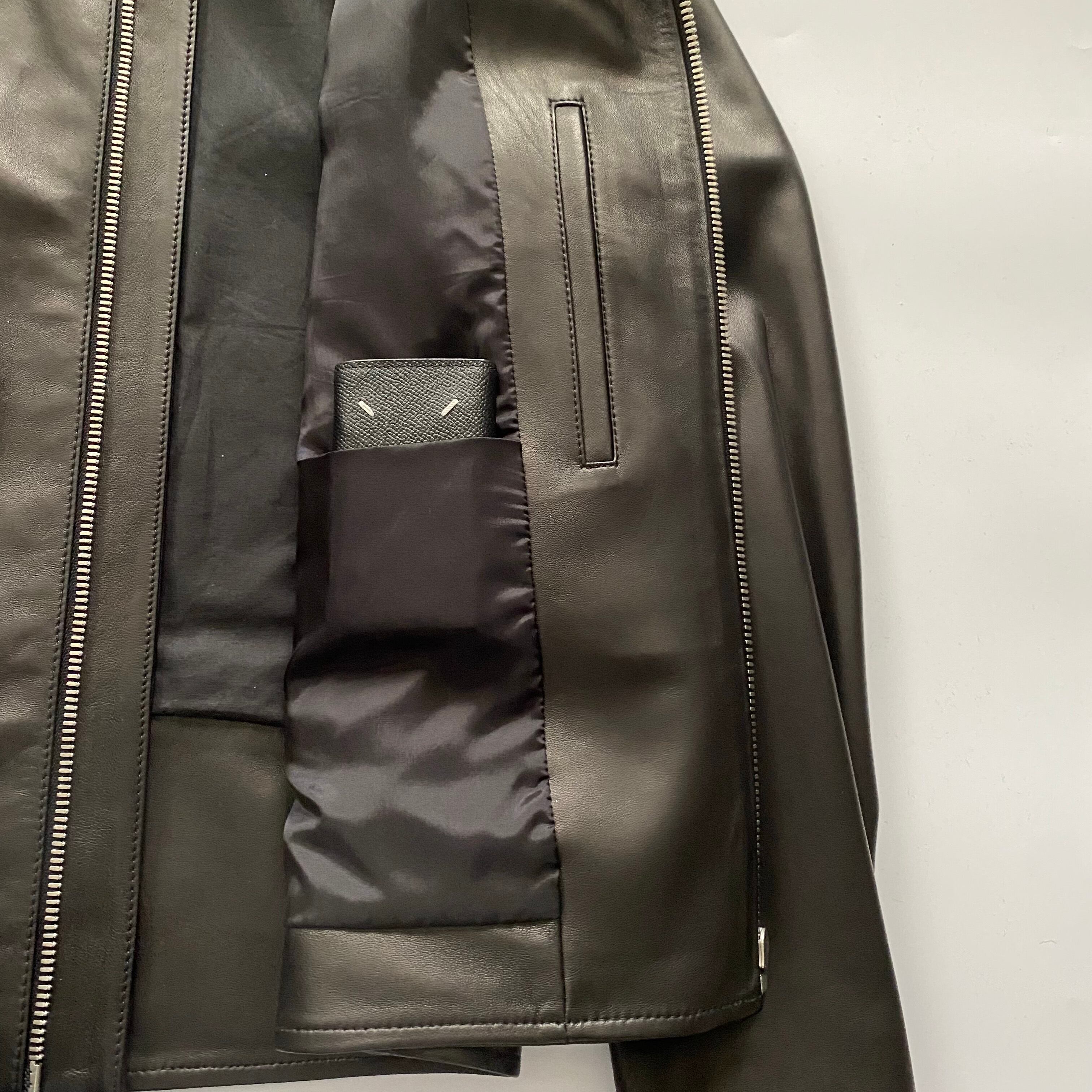 Maison Margiela【メゾン マルジェラ】5-ZIP LEATHER JACKETのご Maison Margiela【メゾン マルジェラ】5-ZIP LEATHER JACKETのご