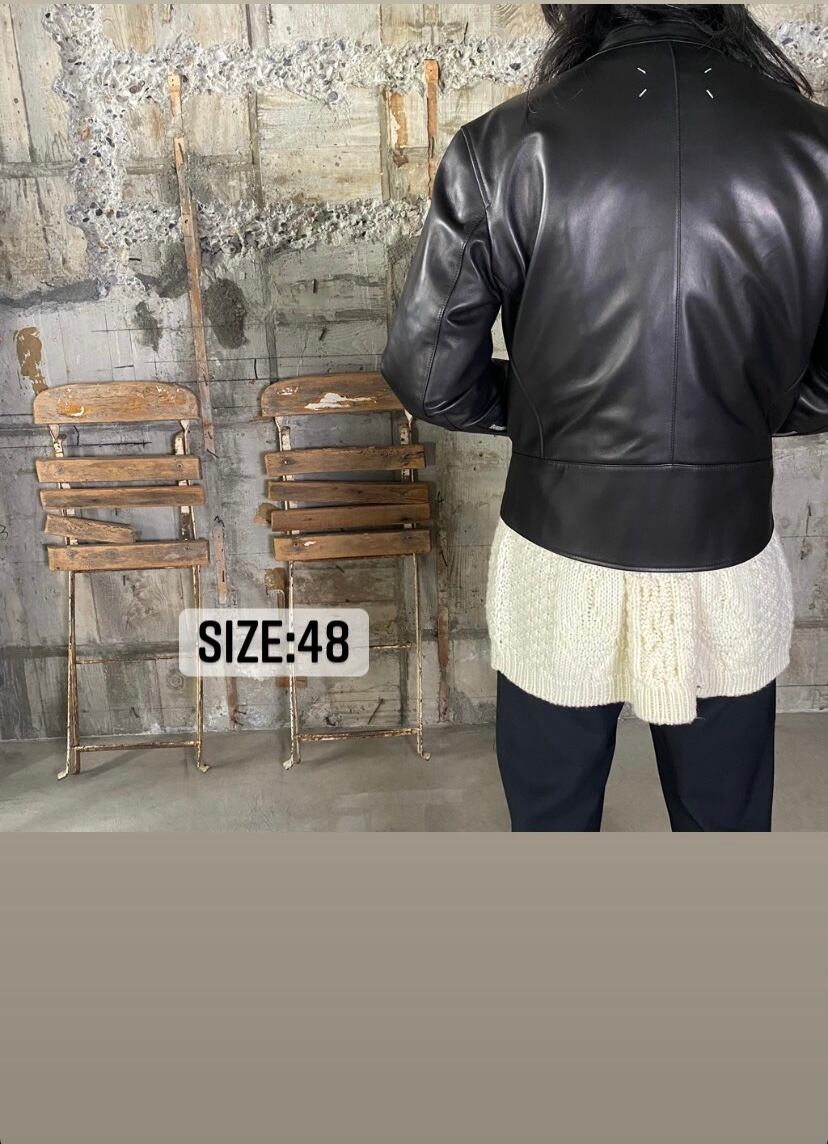 Maison Margiela【メゾン マルジェラ】5-ZIP LEATHER JACKETのご紹介