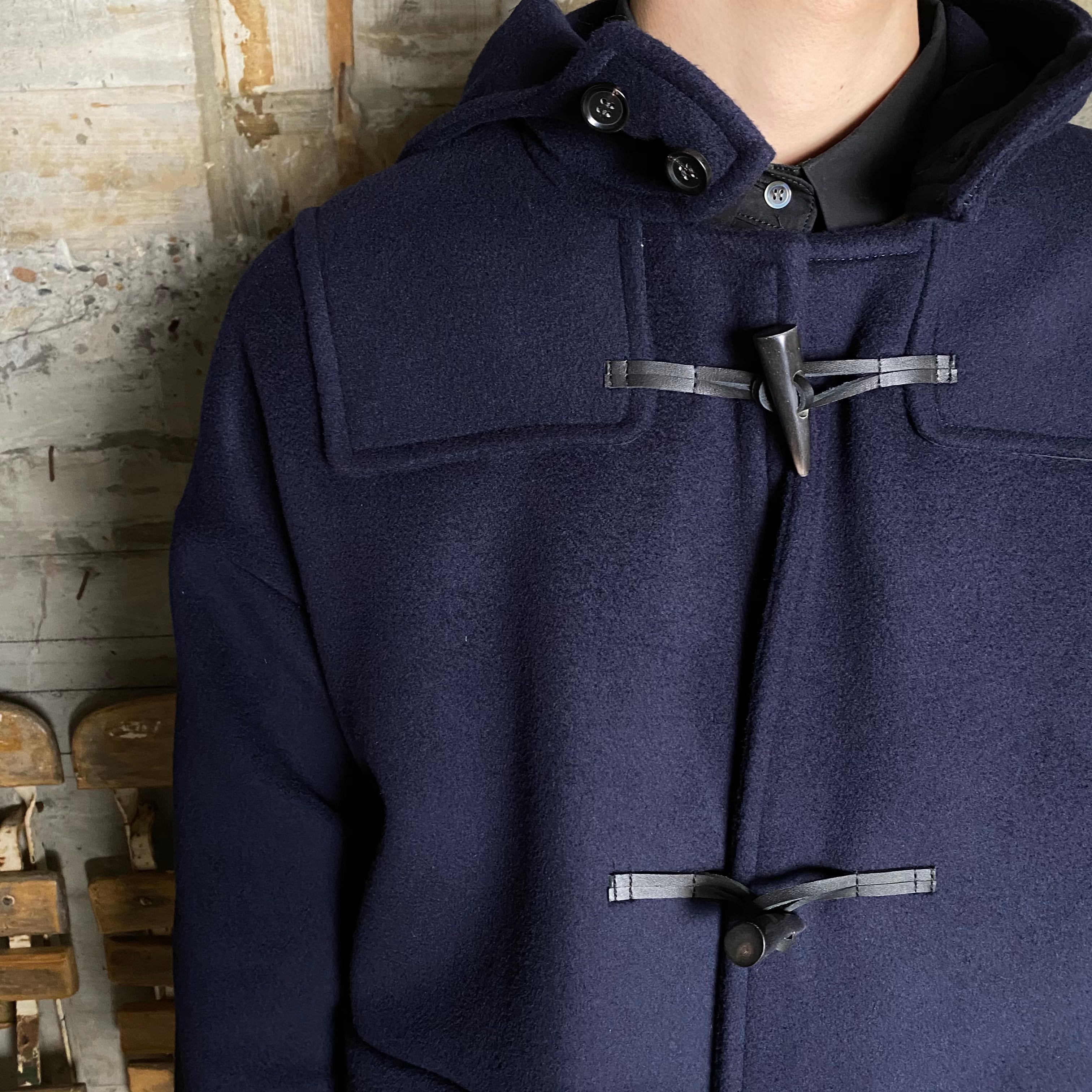 Dessin de Mode サイドスリットダッフルコート オンラインにUP致致し