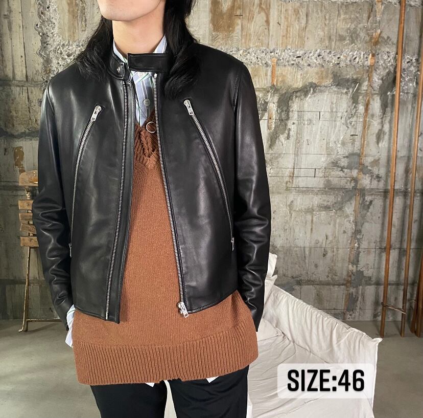 Maison Margiela【メゾン マルジェラ】5-ZIP LEATHER JACKETのご Maison Margiela【メゾン マルジェラ】5-ZIP LEATHER JACKETのご