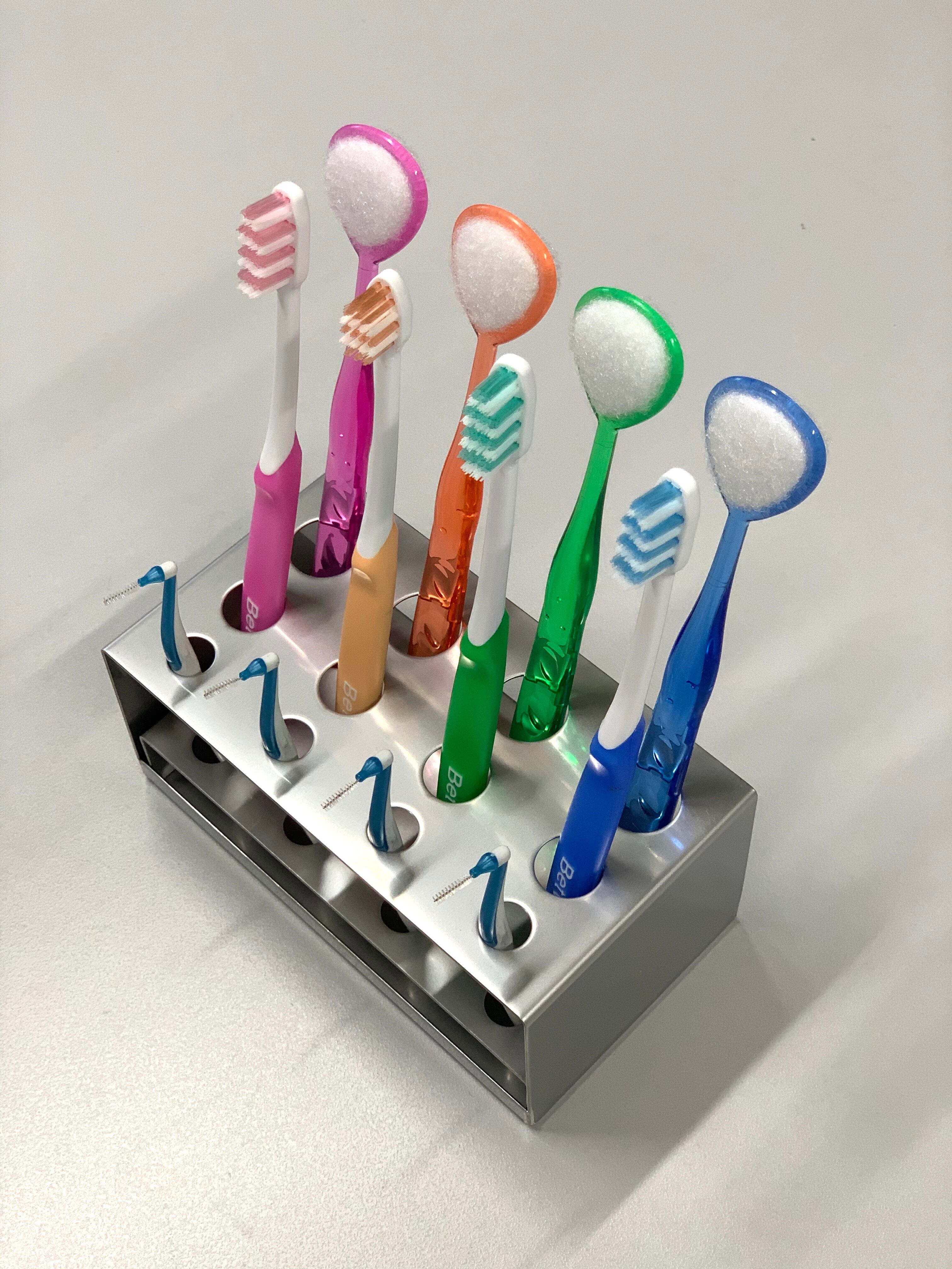 口腔ケア用品スタンド（介護施設向け） | Murakami-Stainless