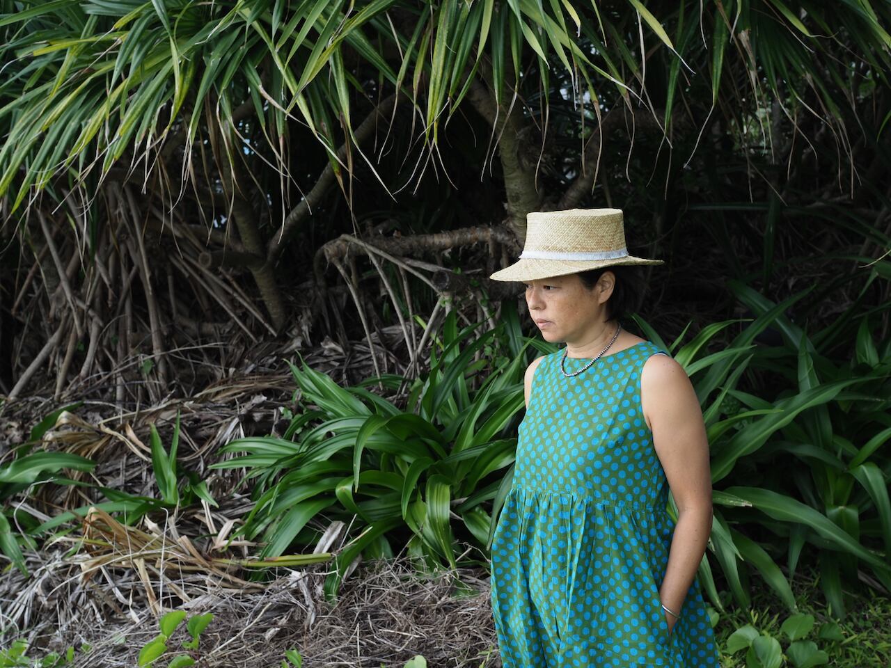 沖縄伊江島のアダン葉帽子展 | chahat online store