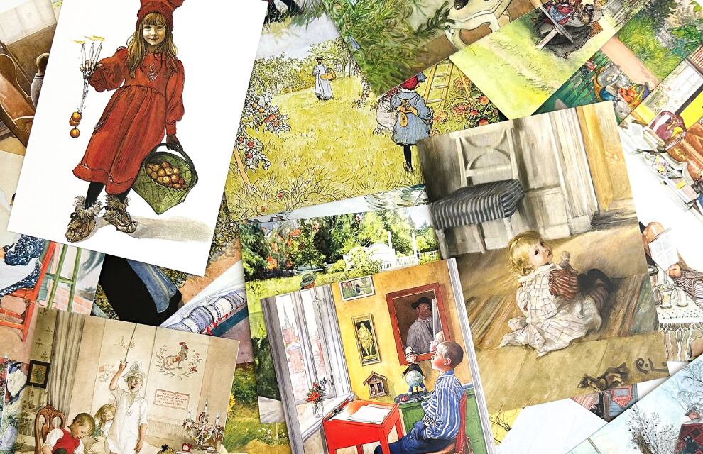 カール・ラーション、スンドボーンの慈善箱、希少画集画、新品額装付 カール・ラーション、スンドボーンの慈善箱、希少画集画、新品額装付